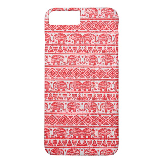 Boho ethnic elephant pattern Case-Mate iPhone case (Back)