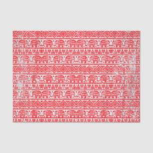 Boho ethnic elephant pattern tissue paper