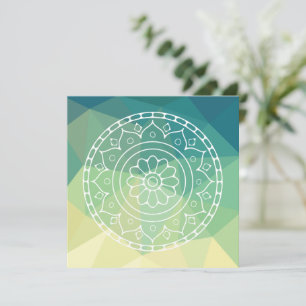 Boho ethnic mandala flower desing