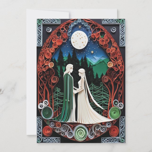 Boho Faire-part de mariage (Devant)