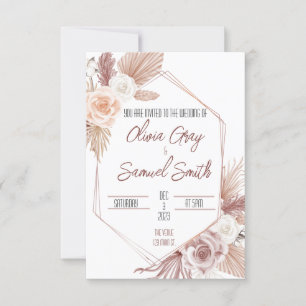 Boho Faire-part de mariage