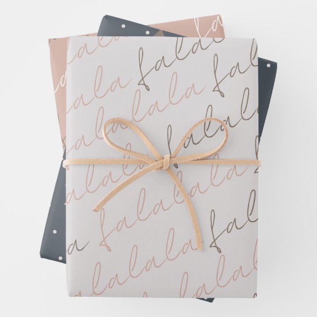 Boho Falalala Feuilles de papier d'enveloppement d (En situation)
