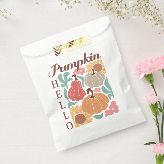 Boho Fall Autumn Quote  Favour Bag (Sealed)