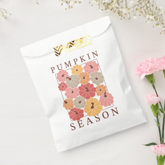 Boho Fall Autumn Quote  Favour Bag (Sealed)