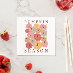 Boho Fall Autumn Quote  Napkin