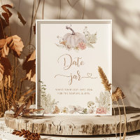 Boho Fall date night ideas. Boho pumpkin Date jar