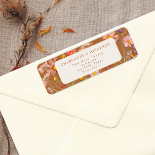 Boho Fall Floral Wedding