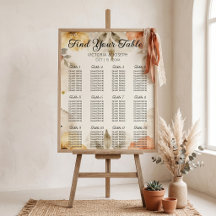 Boho Fall Terracotta Floral Watercolor Wedding