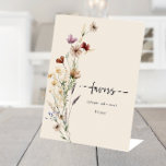 Boho Favours Sign<br><div class="desc">This stylish & elegant Boho Favours Sign features gorgeous hand-painted watercolor wildflowers arranged in a lovely bouquet. Find matching items in the Boho Wildflower Bridal Shower Collection.</div>