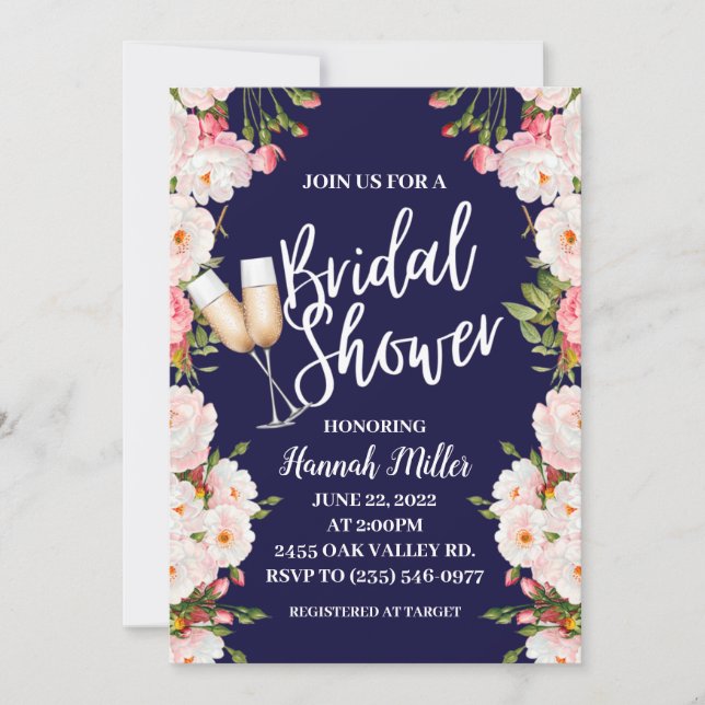 Boho Fête des mariées Brunch Invitation (Devant)