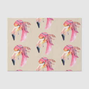 Boho Fiona Flamingo Tissue Paper