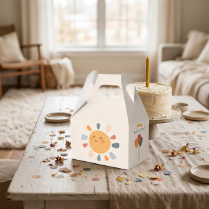 Boho First Trip Around the Sun Party Favour Favor Box