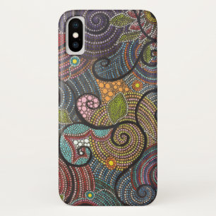 Boho Fling Swirls and Dots Case-Mate iPhone Case