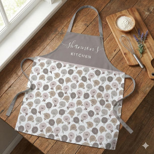 Boho Floral All-Over Print Apron