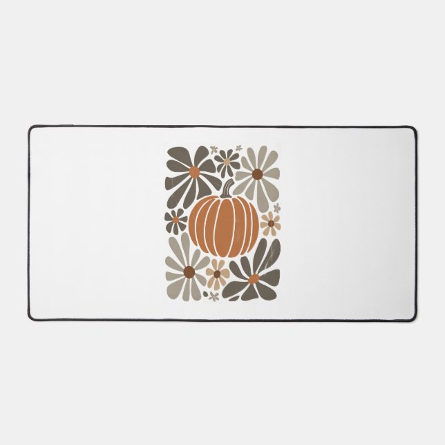 Boho Floral Automne saison Citrouille (Recto)
