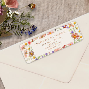 Boho Floral Beige Cream Fall Wedding
