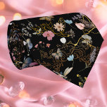Boho Floral Black Butterfly Garden Neck Tie<br><div class="desc">Add a touch of elegance to your wedding attire with our Boho Floral Black Butterfly Garden Neck Tie. Perfect for a nighttime wedding, this tie features a sophisticated black background with whimsical wildflowers and delicate butterflies. The vintage floral design and boho aesthetic make it a stylish accessory for the groom,...</div>