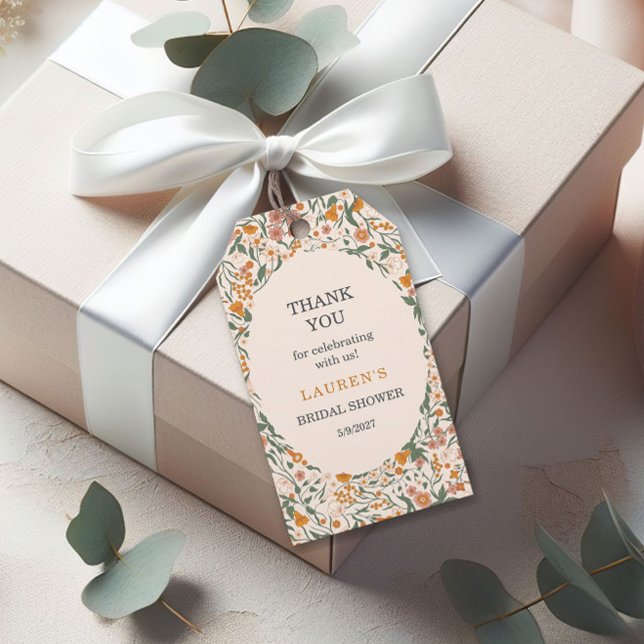 Boho Floral Bridal Gift Tags (Creator Uploaded)