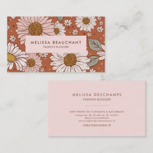 Boho Floral Business Card