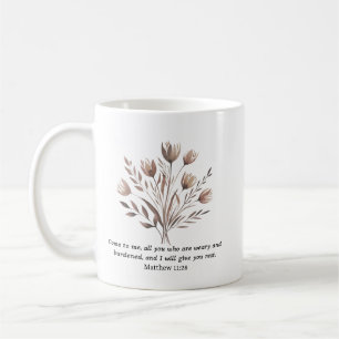 Boho Floral Christian Ceramic Mug