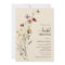 Boho Floral Elegant Bridal Brunch Invitation