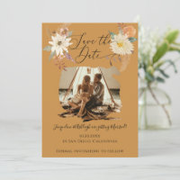 BOHO Floral Fall Foliage Mustard Gold Earthy Photo