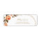 Boho Floral Fall Wedding Return Address Labels