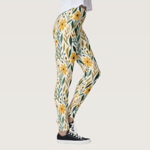 Boho Floral Fantasy Leggings