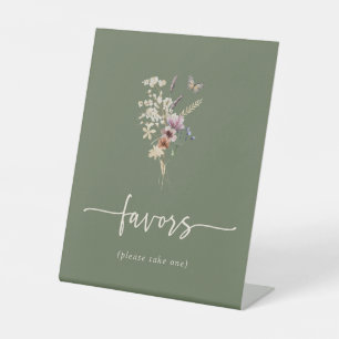 Boho Floral Favours Sign