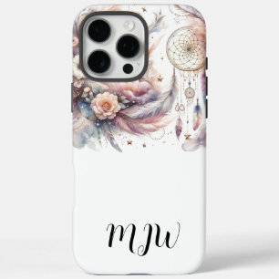 Boho Floral Feather iPhone / coque ipad