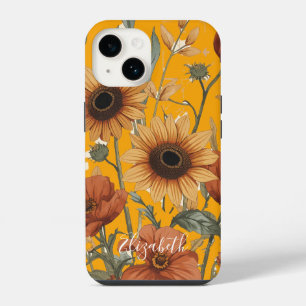 Boho Floral iPhone & iPad Case Terracotta