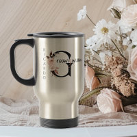 Boho Floral Letter Groomsman