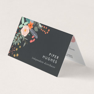 Boho Floral Lip Product Distributor Tips & Tricks Business Card
