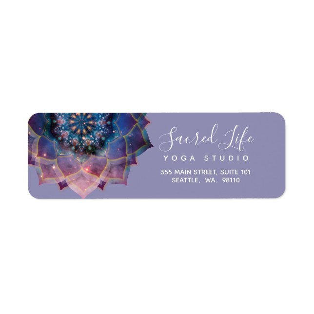Boho Floral Mandala Chic, Trendy & Modern (Front)