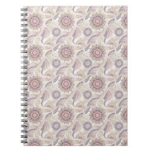 Boho Floral Mandala Spiritual Design Pattern Notebook