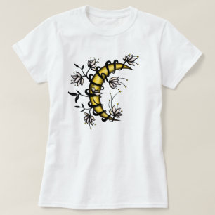 Boho Floral Moon Witchy Pagan T-Shirt