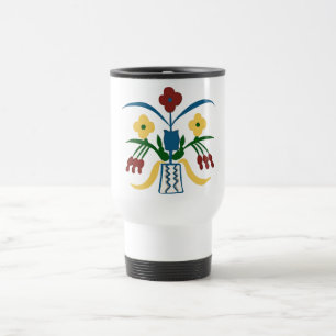 Boho Floral Mug   Hand Drawn Vibes 