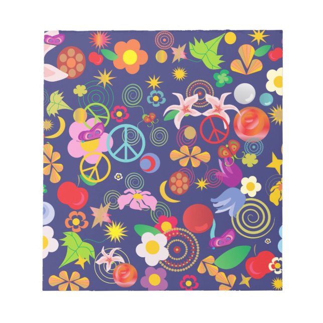 Boho floral notepad (Front)