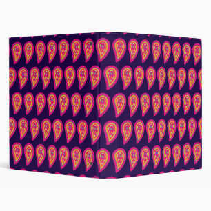 Boho Floral Pink Motif Binder