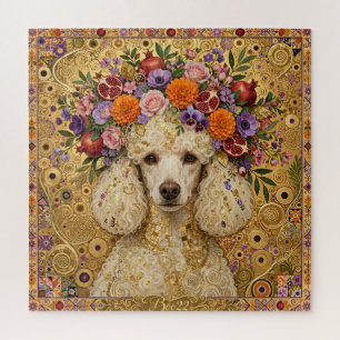 Boho Floral Poodle Puzzle