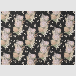 BOHO Floral Protea Pampas Grass Foliage Decoupage Tissue Paper