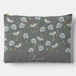 Boho Floral Rainbow Accessory Pouch