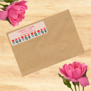 Boho Floral Retro Lumineux Et Mariage Gras