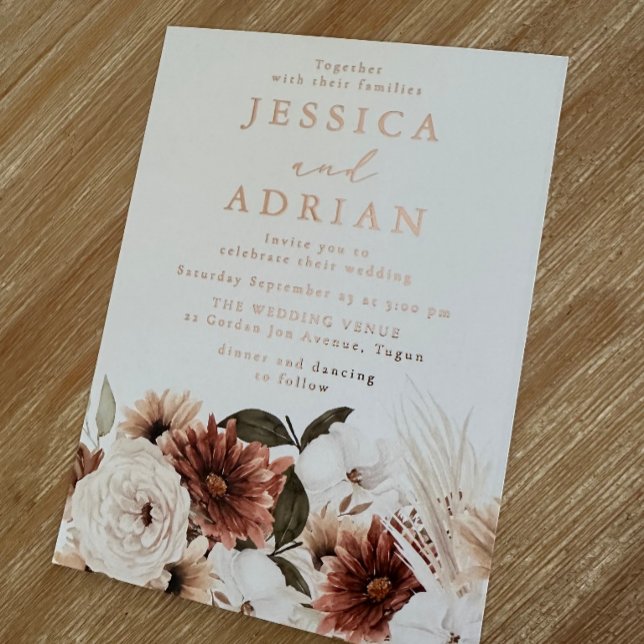 Boho Floral & Rose Gold Wedding (Creator Uploaded)