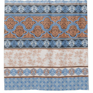 Boho Floral Stripes: Ethnic Seamless Collection