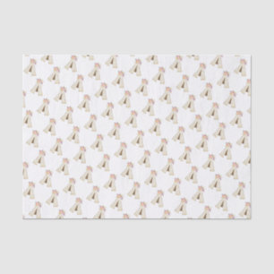 Boho Floral Tribal Teepee Girl Tissue Paper