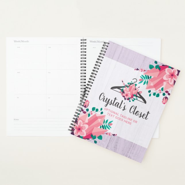 Boho Floral Vêtements cintre Mode Boutique (Devant avec enveloppe)