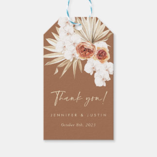 Boho Floral Wedding Gift Tags 
