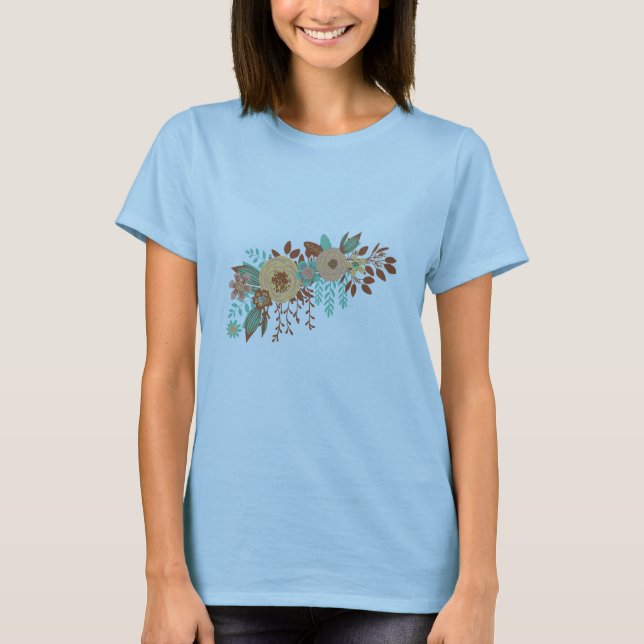 Boho Floral Women's  T-Shirt (Front)