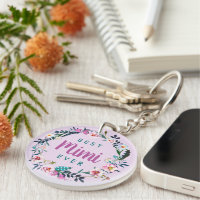 Boho Floral Wreath Best Mimi Ever Photo